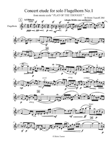 Concert etude for Flugelhorn | Tsanoff