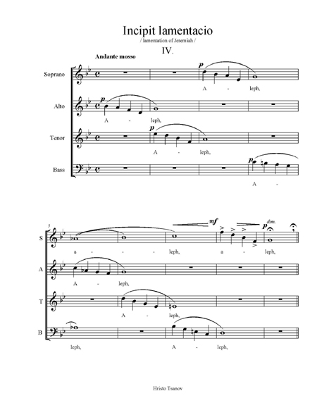 Incipit lamentatio