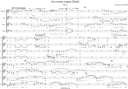 Ave verum corpus Christi III 