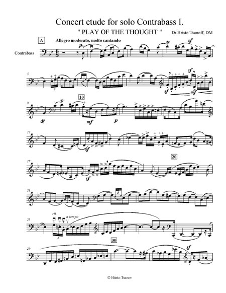 Concert etudes for solo Double bass .:. Contrabass