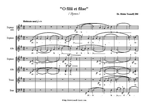 O filii et filiae 