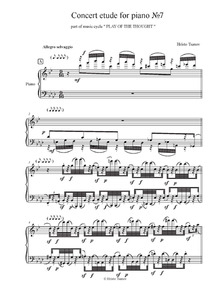 Piano concert etude No.7 | Hristo Tsanov