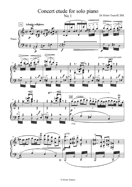 Piano concert etude No.1