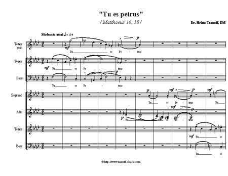 Tu es petrus